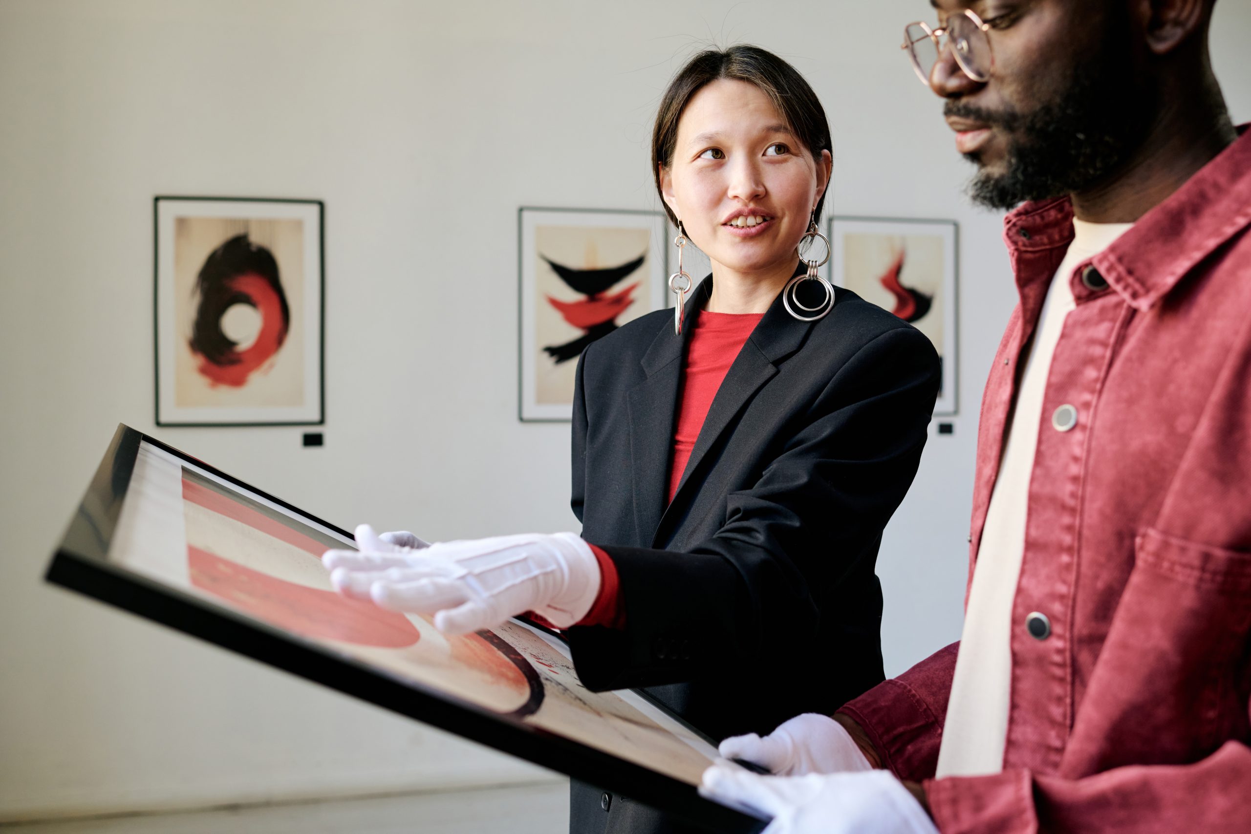 Museum studies student working in curation and archives